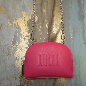 Pink Dior Pouch Purse